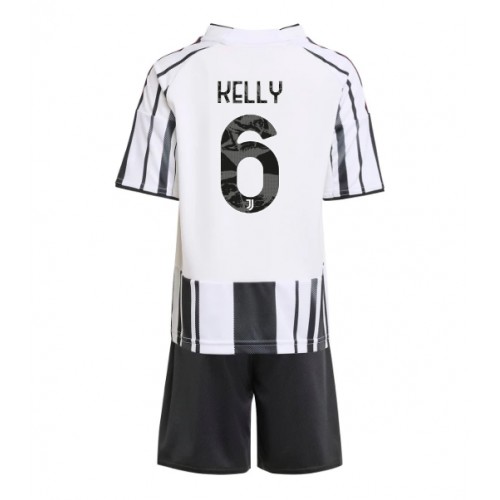 Juventus Lloyd Kelly #6 Hjemmebanesæt Børn 2025-26 Kort ærmer (+ korte bukser)